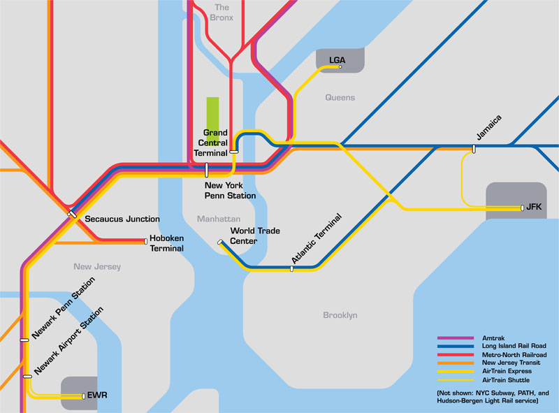 Nyc Subway Map Penn Station - United States Map